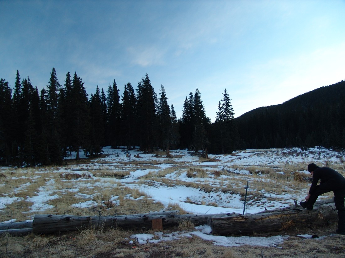 Start of Mount Rosa hike